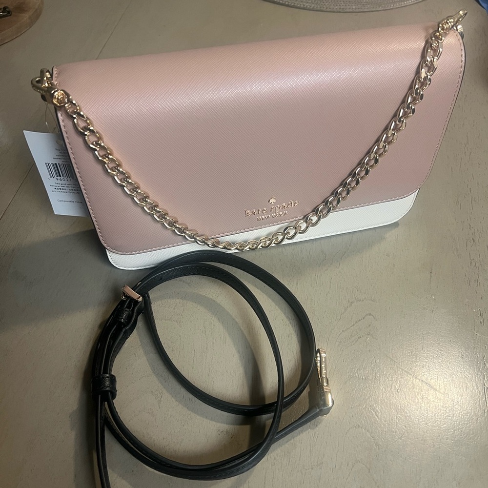 Kate Spade Crossbody Bag with Gold Chain